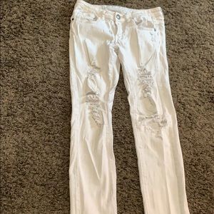 White jeans